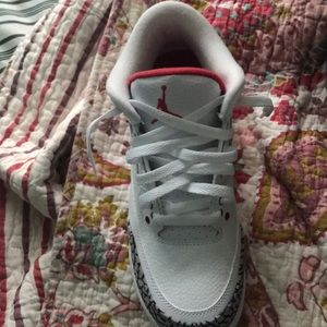 Size “7” Air Jordan Three Retro BG